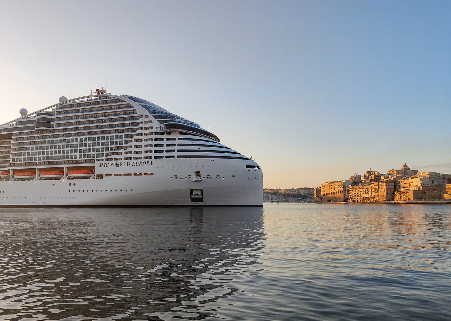 Valletta Cruise Port welcomes MSC World Europa on maiden call