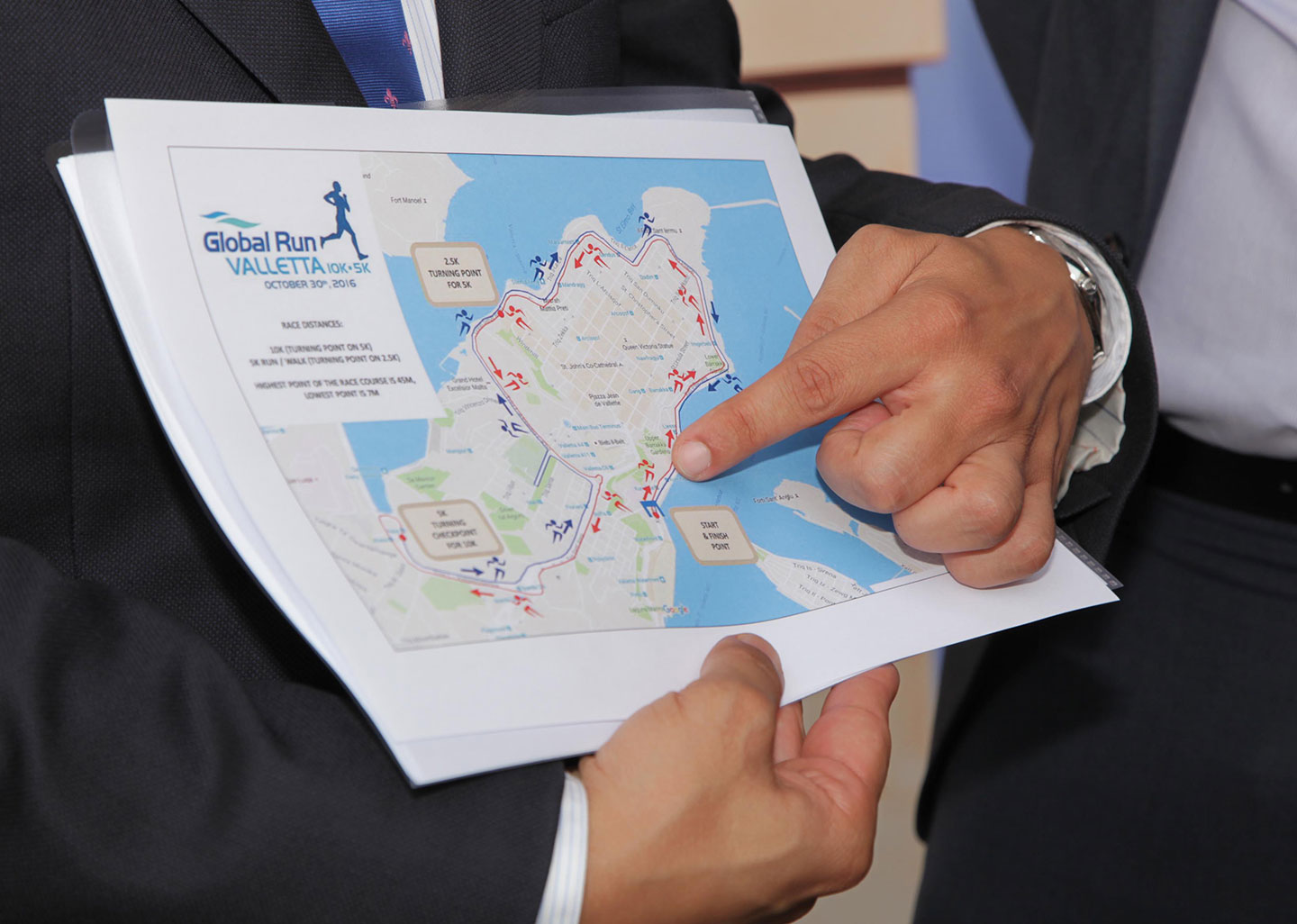 Global Run Valletta route unveiled for runners and walkers