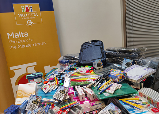 Back-to-School Drive organized by the Valletta Cruise Port Social Club